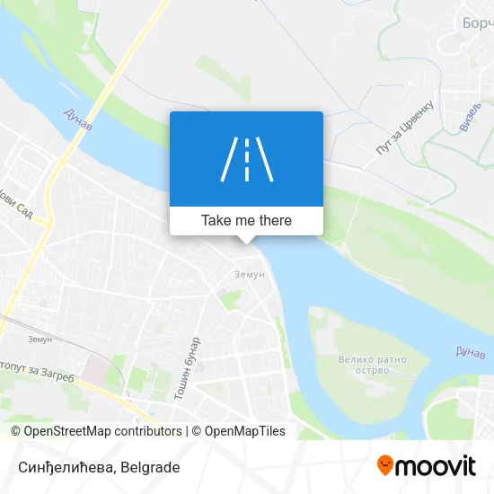 Синђелићева map