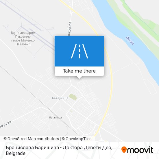 Бранислава Баришића - Доктора Девети Део map