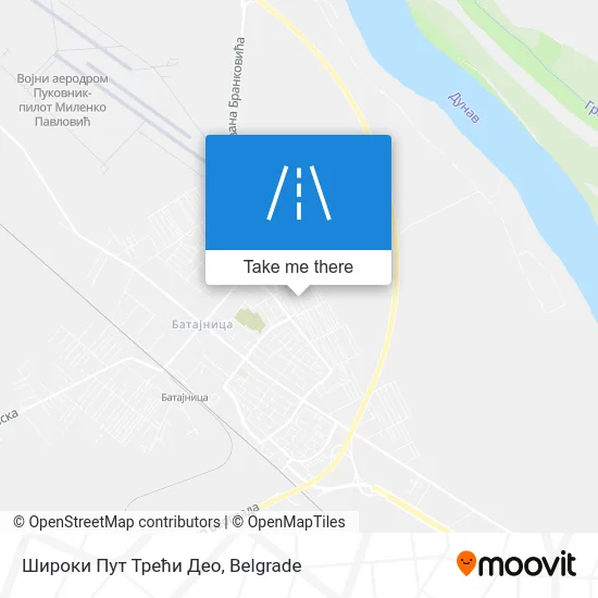 Широки Пут Трећи Део map