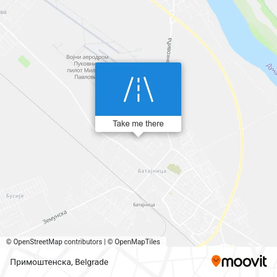 Примоштенска map