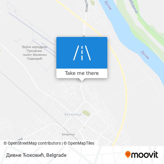 Дивне Ђоковић map