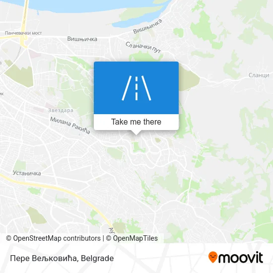 Пере Вељковића map