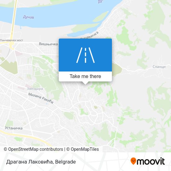 Драгана Лаковића map