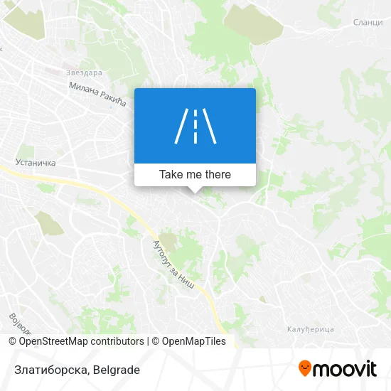 Златиборска map
