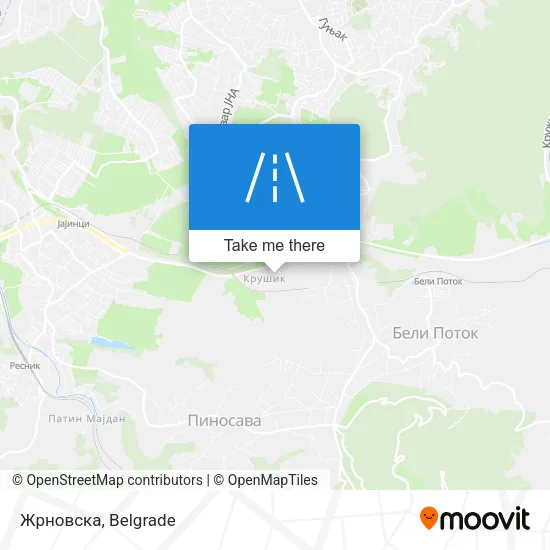 Жрновска map