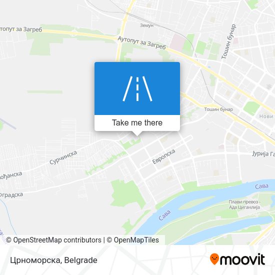 Црноморска map