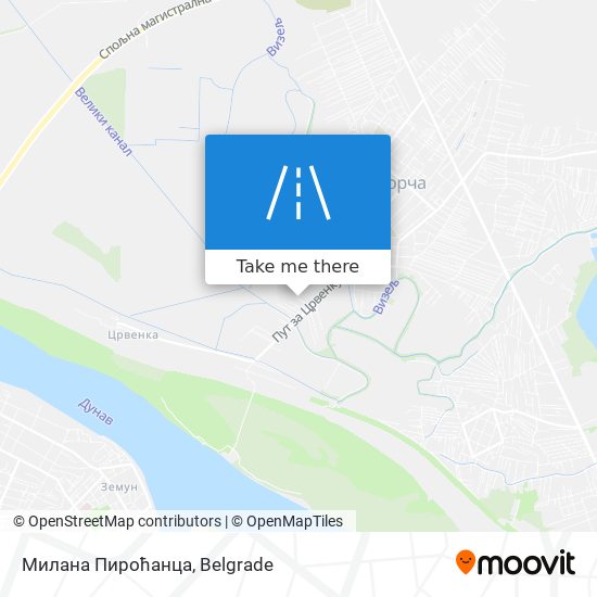 Милана Пироћанца map