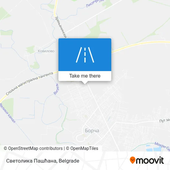 Светолика Пашћана map