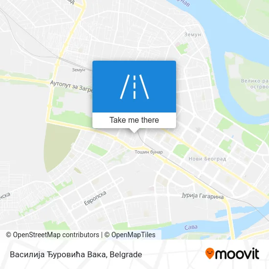 Василија Ђуровића Вака map