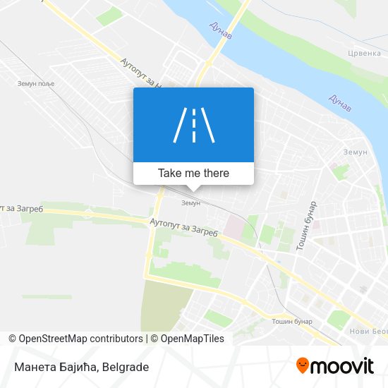 Манета Бајића map