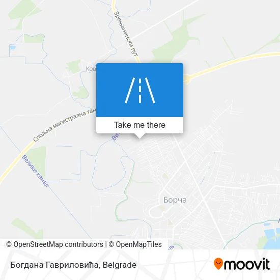 Богдана Гавриловића map