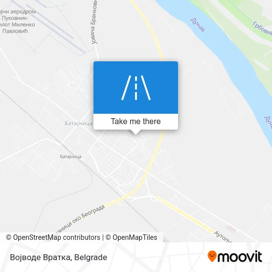 Војводе Вратка map