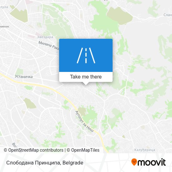 Слободана Принципа map
