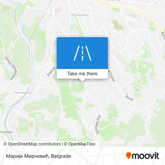 Марије Мирчевић map