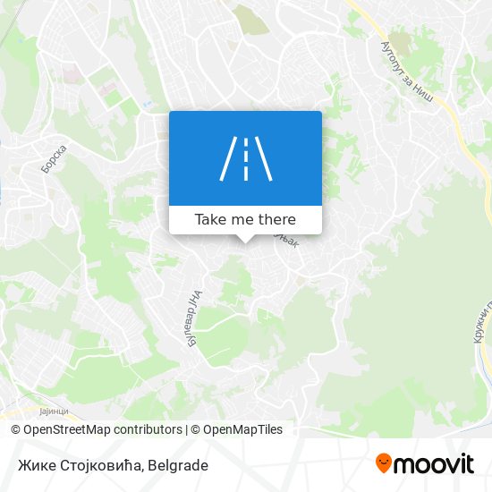 Жике Стојковића map