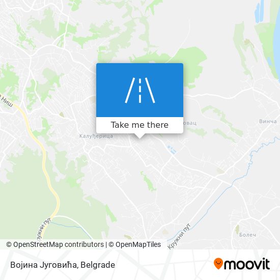 Војина Југовића map