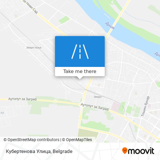 Кубертенова Улица map