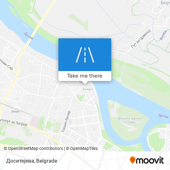 Доситејева map