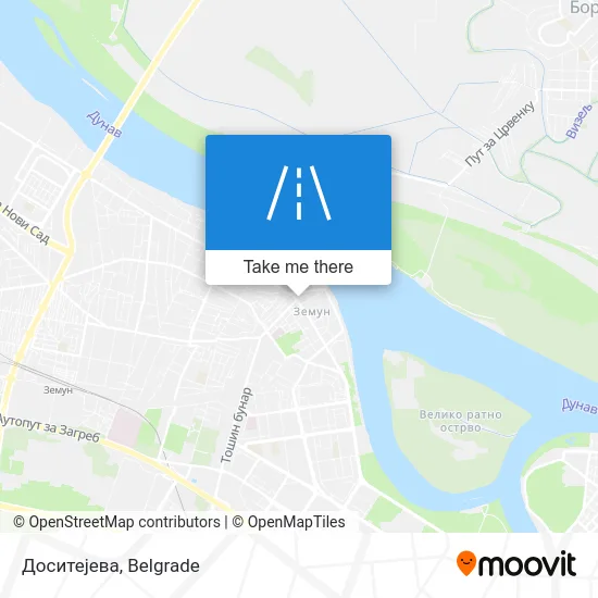 Доситејева map