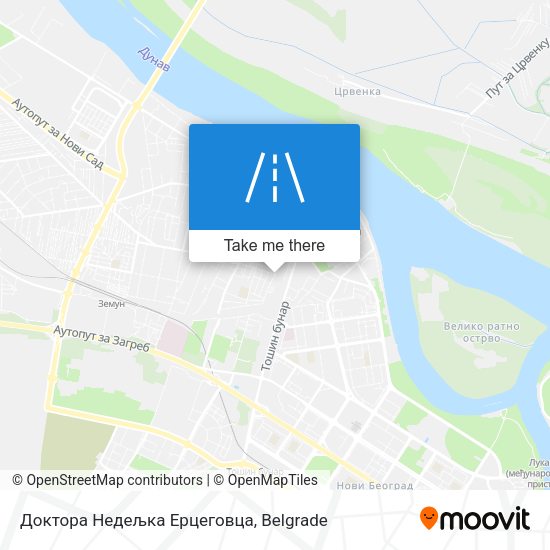 Доктора Недељка Ерцеговца map
