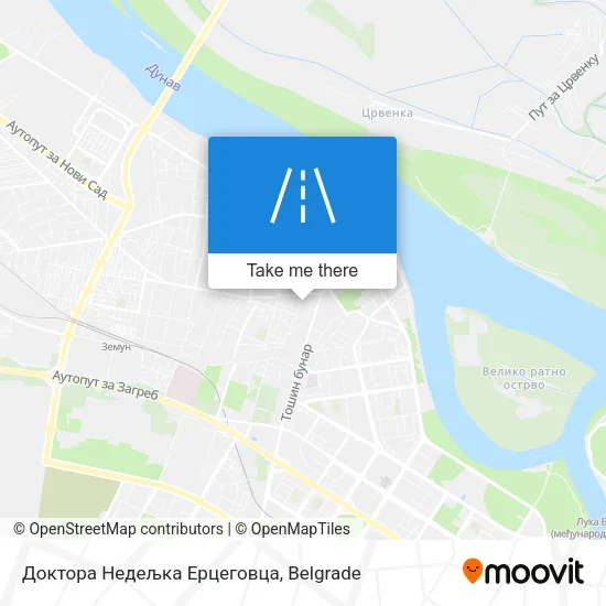 Доктора Недељка Ерцеговца map
