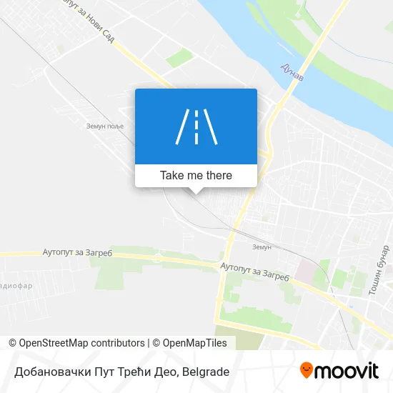 Добановачки Пут Трећи Део map