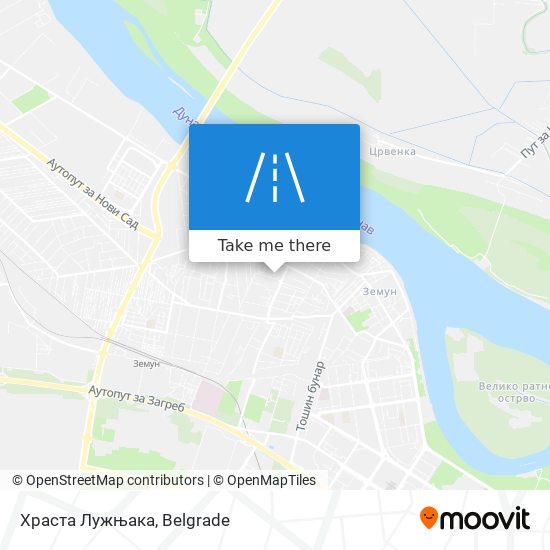 Храста Лужњака map