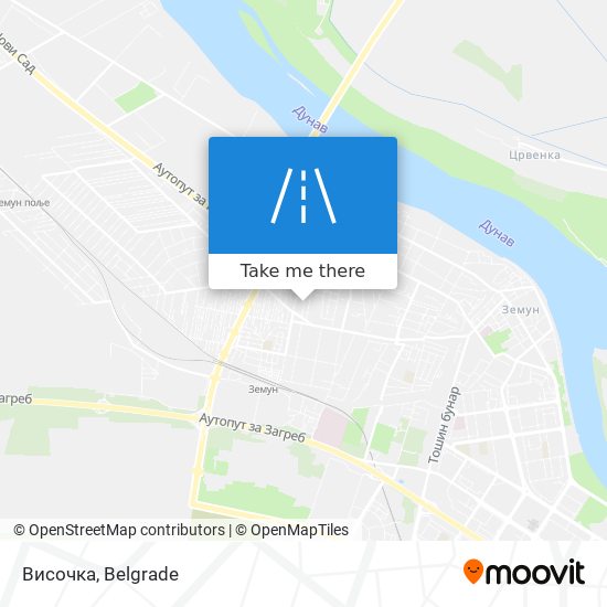 Височка map