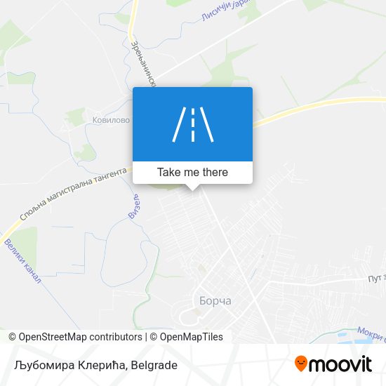 Љубомира Клерића map