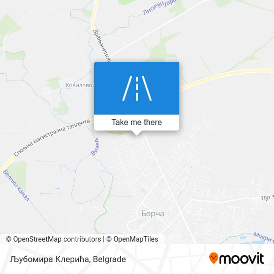 Љубомира Клерића map