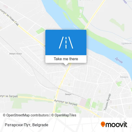 Ратарски Пут map