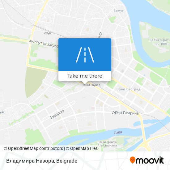 Владимира Назора map