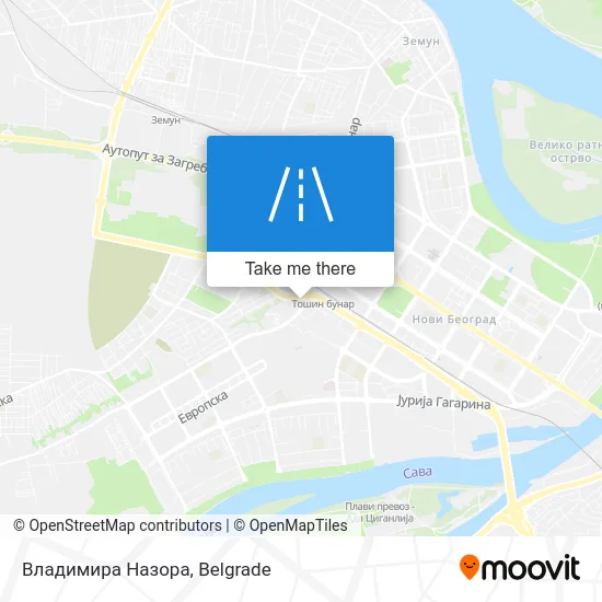 Владимира Назора map