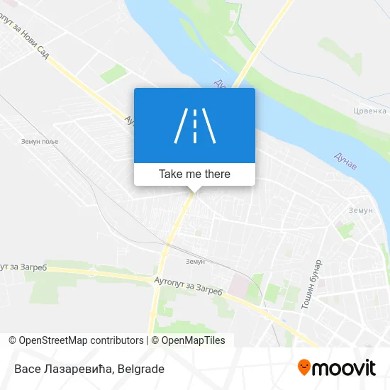 Васе Лазаревића map