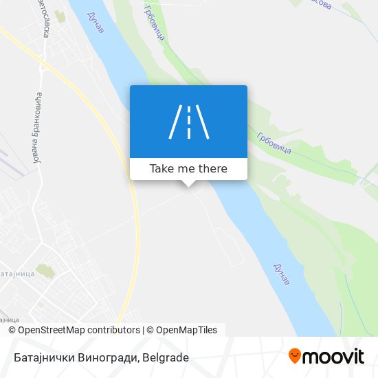 Батајнички Виногради map