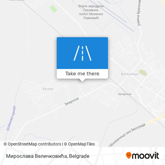 Мирослава Величковића map