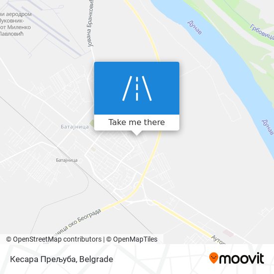 Кесара Прељуба map