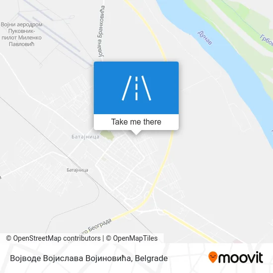 Војводе Војислава Војиновића map