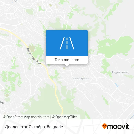 Двадесетог Октобра map