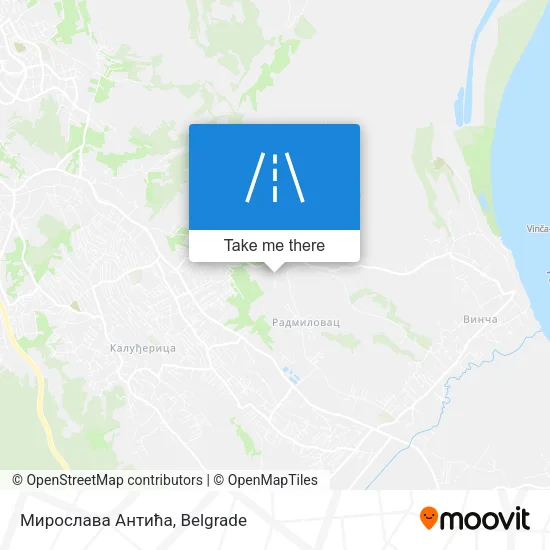 Мирослава Антића map