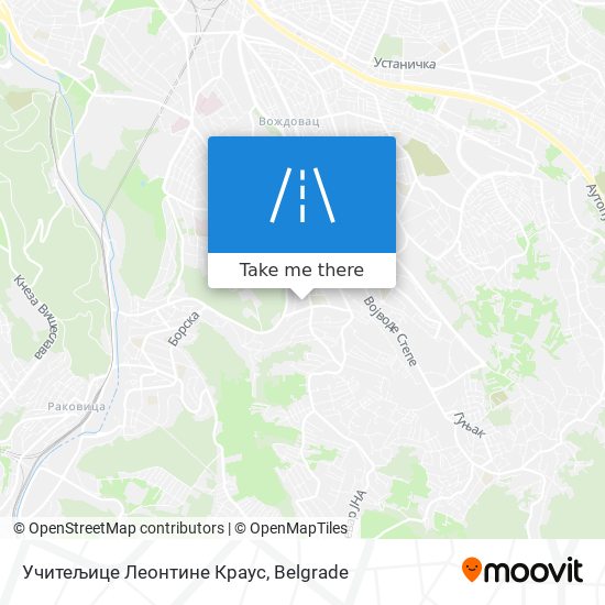 Учитељице Леонтине Краус map