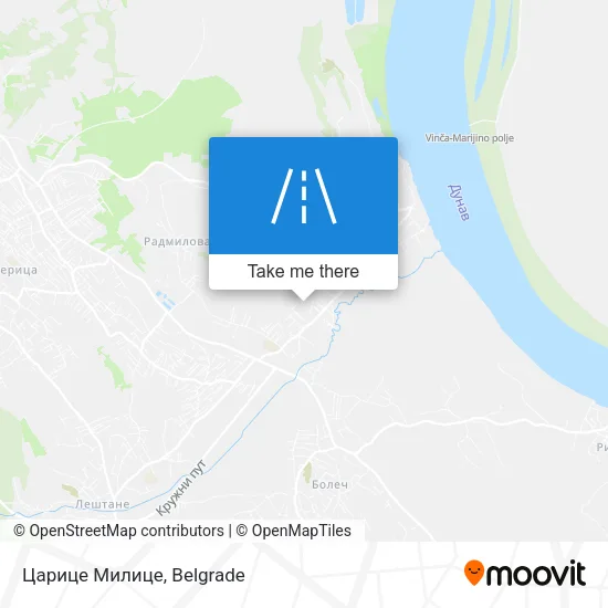 Царице Милице map