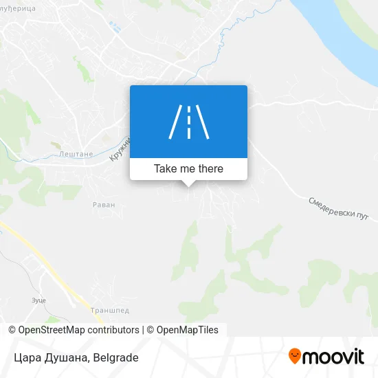 Цара Душана map