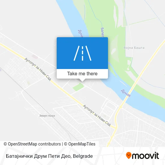 Батајнички Друм Пети Део map