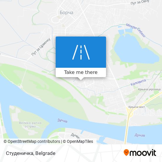 Студеничка map