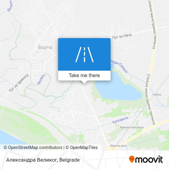 Александра Великог map
