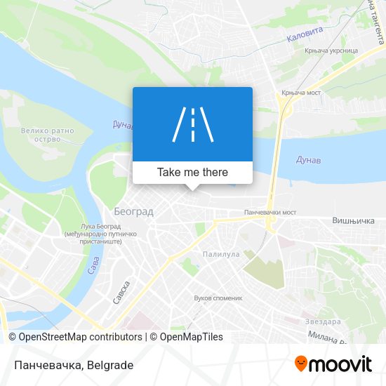 Панчевачка map