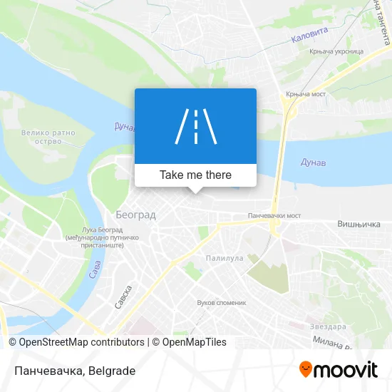 Панчевачка map