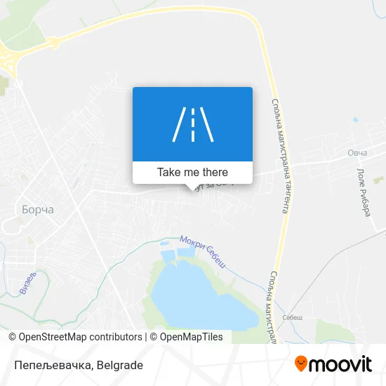 Пепељевачка map