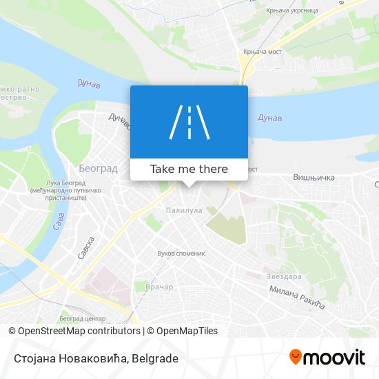 Стојана Новаковића map